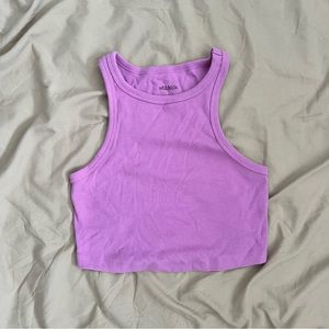 Purple Wild Fable Crop Tank Top